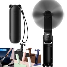 Portable Rechargeable Fan Mini Handy Fan Pocket Size Air Cooler USB w/Flashlight