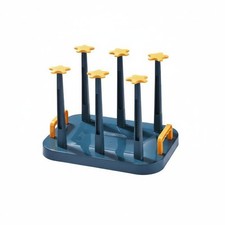 Doubletier Draining Board With Drain Tray Kitchen Organizer for paleice Workers