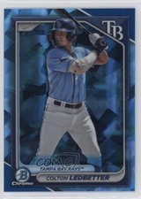 2024 Bowman Sapphire Edition Chrome Prospects Colton Ledbetter #BCP-124 14dq