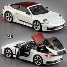 1:32 Porsche 911 Targa 4S Diecast Alloy Sports Car Model Toy Collectors Gift