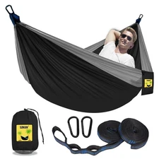Camping Hammock Double Portable Hammocks Camping Accessories and Camping Gear...
