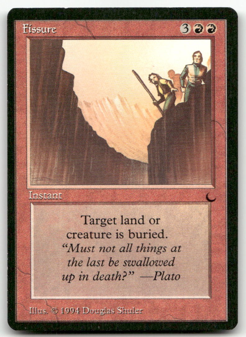 Fissure (MP) The Dark DRK Magic MTG