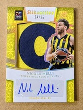 2024-25 Crown Royale EuroLeague Nicolo Melli Silhouettes Prime 24/25 Auto