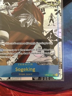 SOGEKING - (OP03-122) - MANGA ALTERNATE ART - ONE PIECE CARD GAME