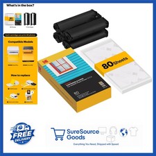 Kodak Dock Photo Printer Cartridge PHC-80 Refill Photo Paper 80 Pack