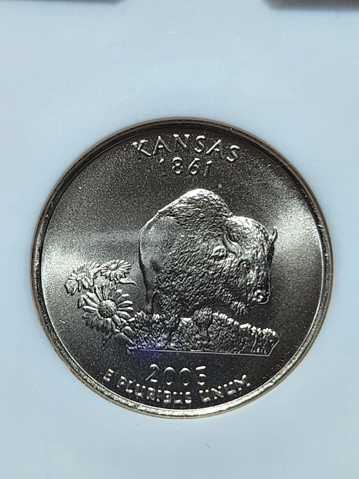 2005 D KANSAS QUARTER NGC MS69 SMS MAC FINEST GRADED MAC SPOTLESS . - Image 3 of 4