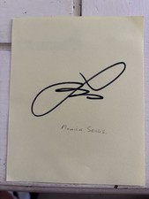 Monica Seles 🎾 Champion 9 Major Titles - Autograph Book Signed Page +Photo