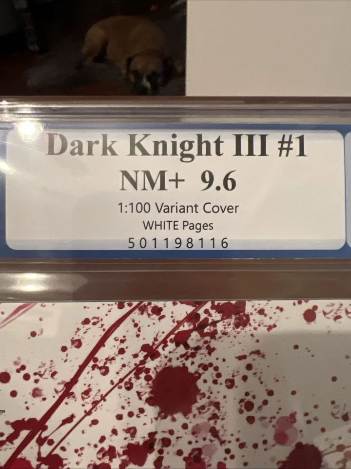 💎🔑🔥Dark Knight III The Master Race #1 1:100 Frank Miller Variant 9.6 Slab - Image 4 of 4