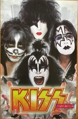 Kiss In Makeup Vintage Poster 2003 22.5 X 34.5 Gene Simmons | eBay