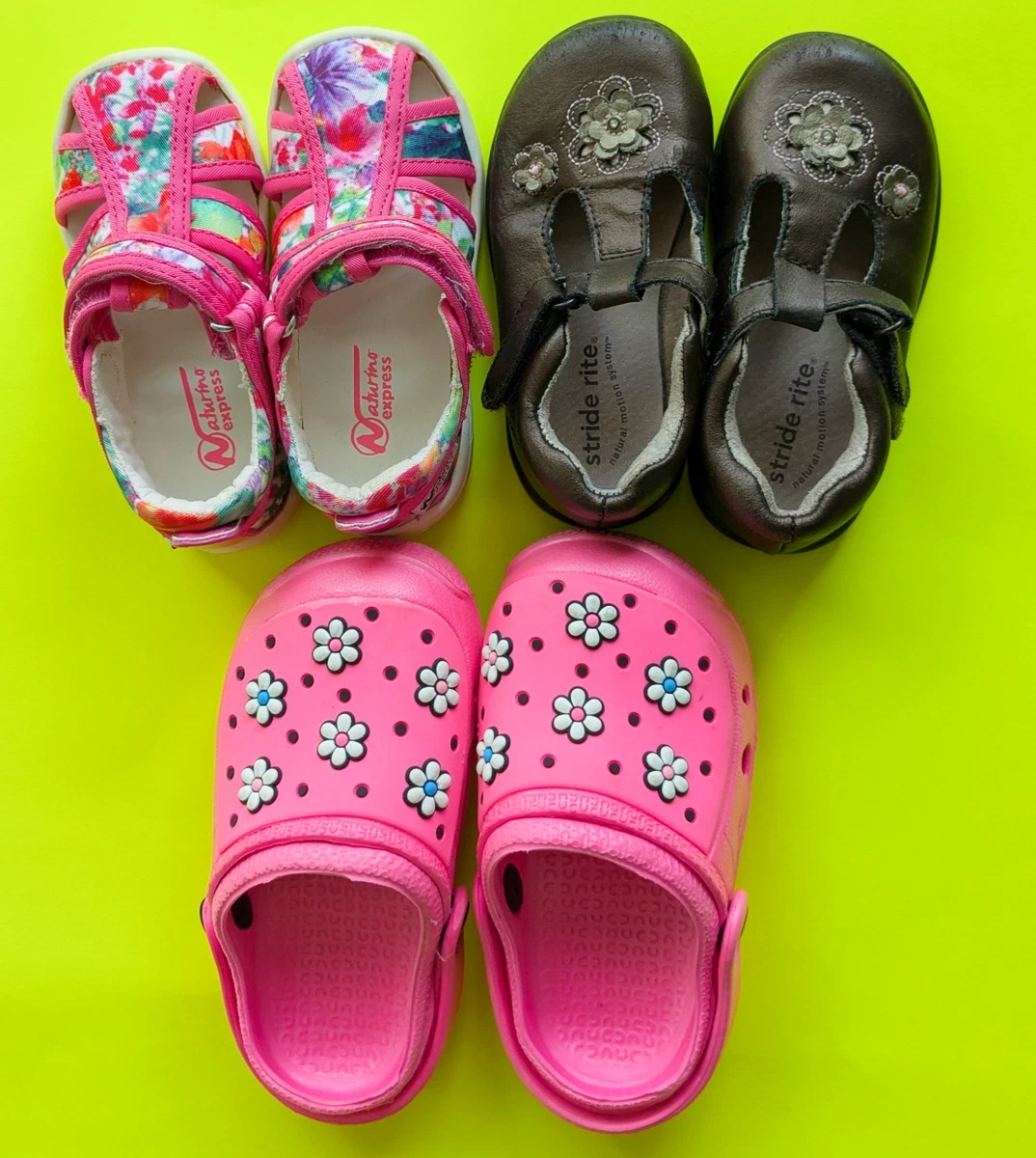Chaussures Toddler Filles Express Bluebell - Couleur Fuchsia Et Multi, Style Mary Jane - Taille EUR 23 / US 7 - Neuf Avec Emballage