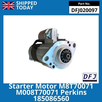 Starter Motor M8T70071 M008T70071 Perkins 185086560