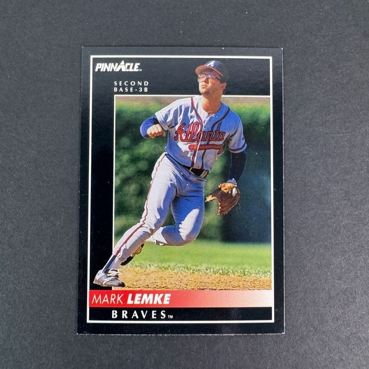 Mark Lemke 1992 Pinnacle Atlanta Braves #426
