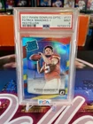2017 Donruss Optic Rated Rookie Patrick Mahomes II 177 Red and Yellow Prizm (RC)