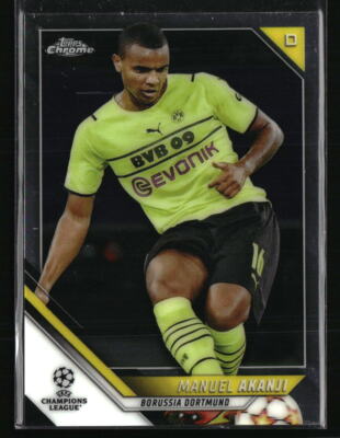 Topps Chrome UEFA EURO 2022 – Manuel Akanji Autographée #CA-MA