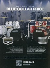 2011 Print Ad of Yamaha Gigmaker & Stage Custom Drum Kits blue-collar price