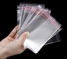PP Folie Folienbeutel Selbstklebend Hochglanz Beutel Poly T&uuml;ten Klar Transparent