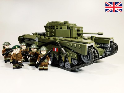 WW2 Churchill Tank MK IV A22 Brick Set 