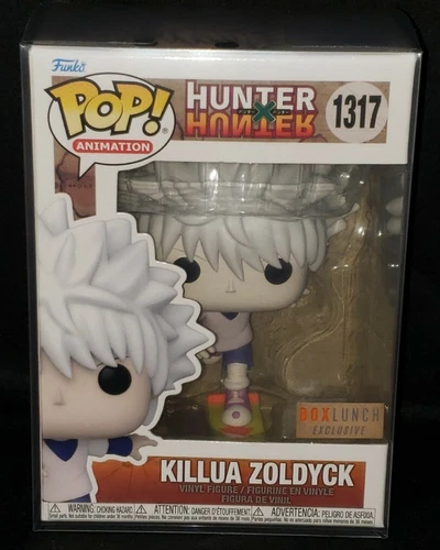 Funko Pop Hunter x Hunter Killua Zoldyck w/Skateboard BoxLunch Excl' w/Protector