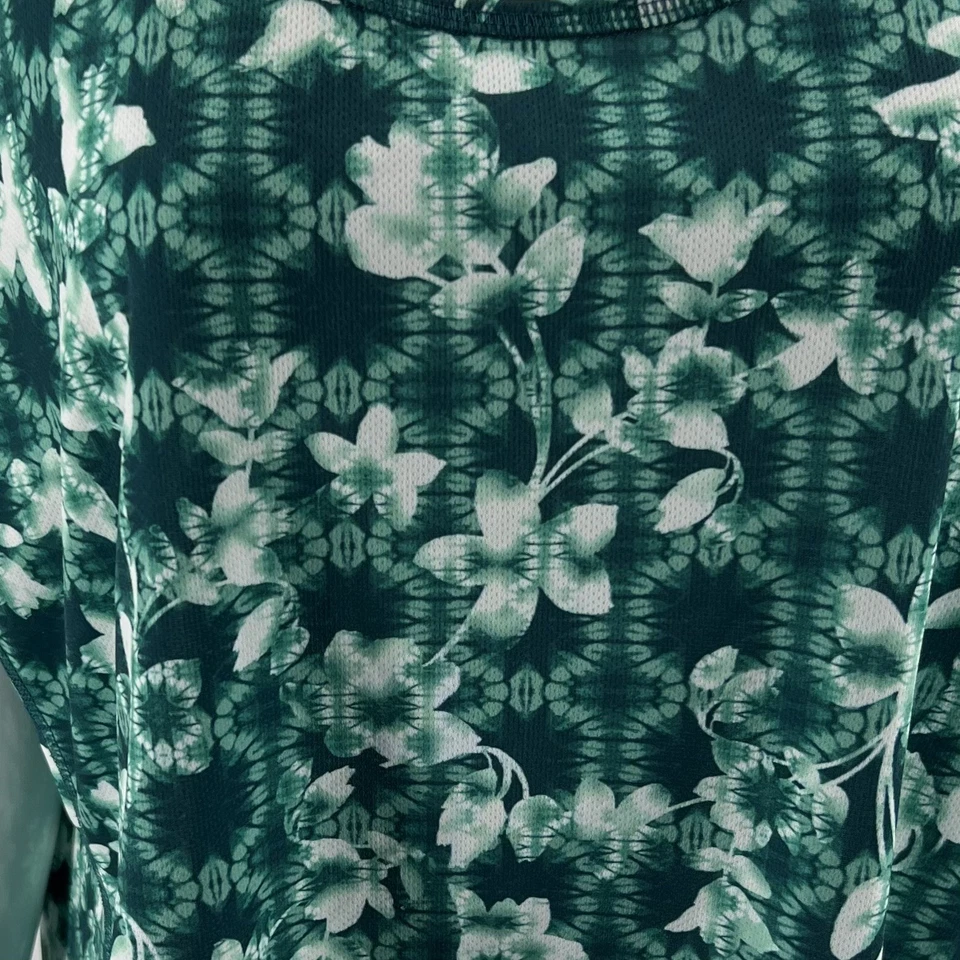 Top St Johns Bay Active XXL Verde Floral Secado Rápido Entrenamiento Gimnasio Atlético Mujer Foto 2 de 4