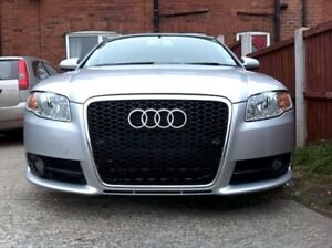 Grilles, Meshes & Vents For Audi A4 B7-09 Badgeless Mesh Grill ...