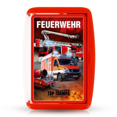 Top Trumps Quartett Feuerwehr Edition - DAS Kartenspiel für jeden Feuerwehrmann