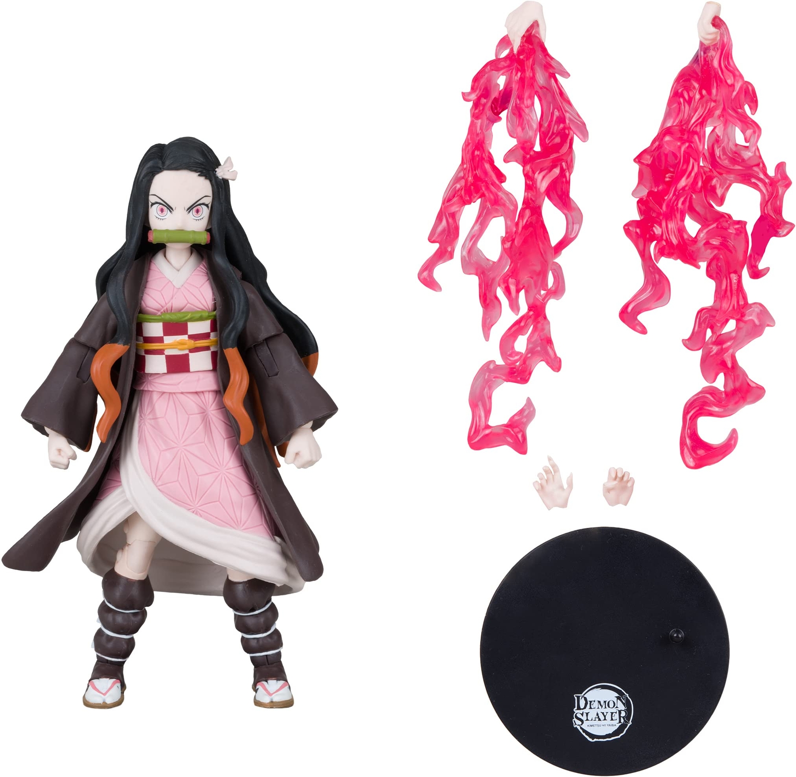 McFarlane Toys, Demon Slayer 7-inch Nezuko Kamado Action Figure, Netflix Demon S