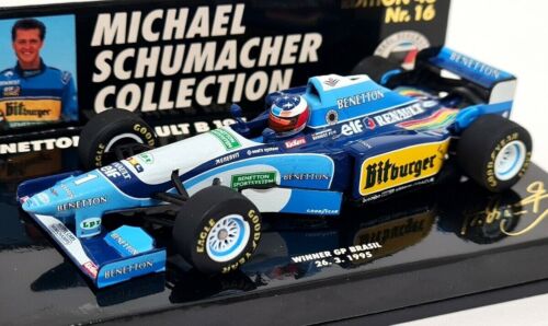 Minichamps 1/43 Benetton Renault B195 1st Brazil 1995 Michael Schumacher F1 Car - Picture 3 of 6