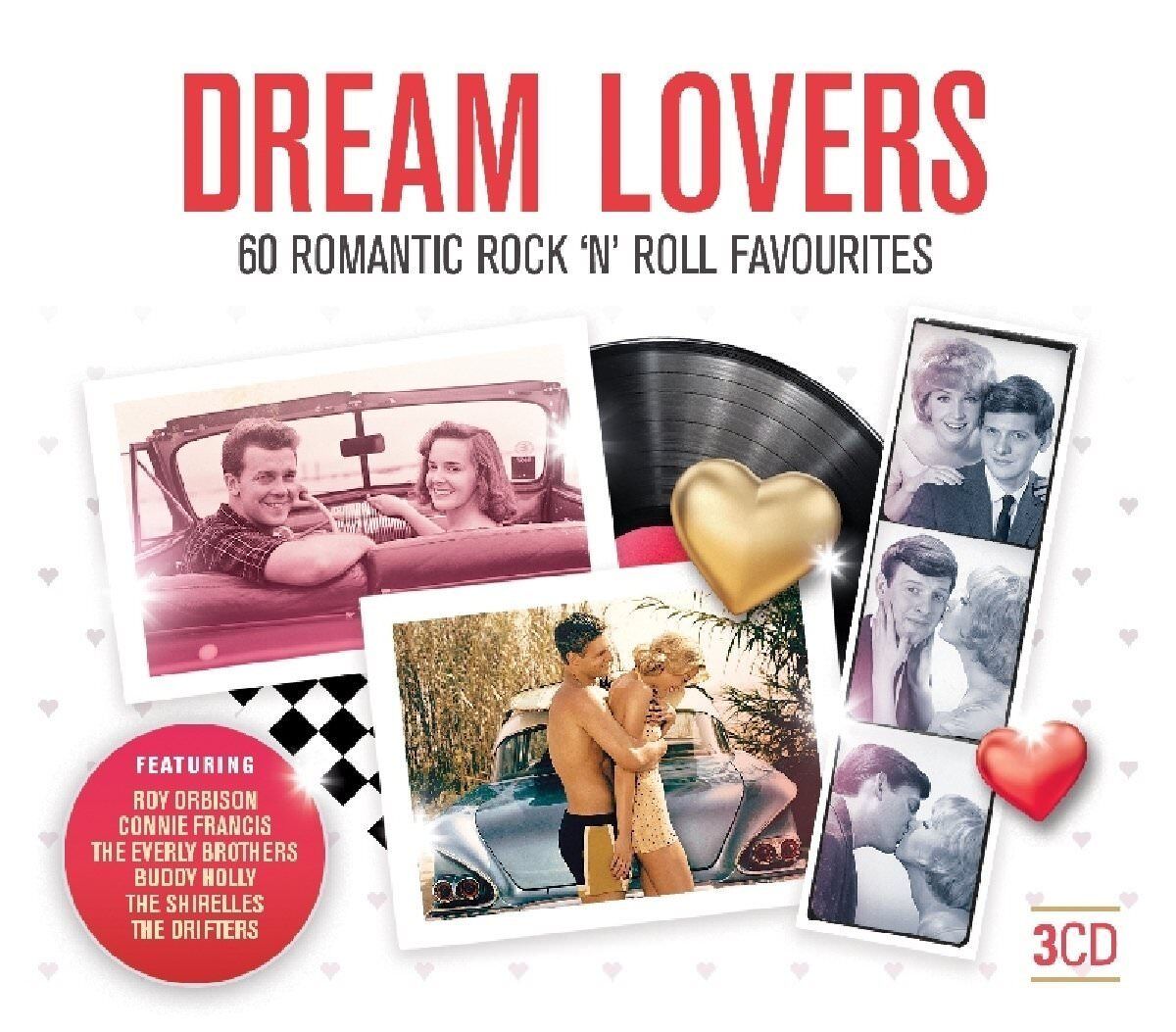 DREAM LOVERS 60 CLASSIC FIFITES HITS Four Seasons,Brenda Lee 3 CD NEW 