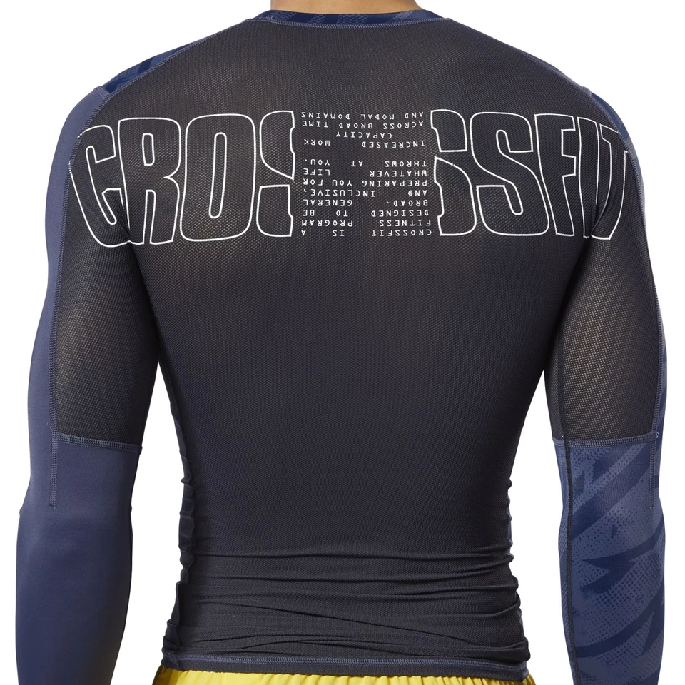 [DY8454] Mens Reebok CrossFit Long Sleeve Compression Tee - Image 3 of 3
