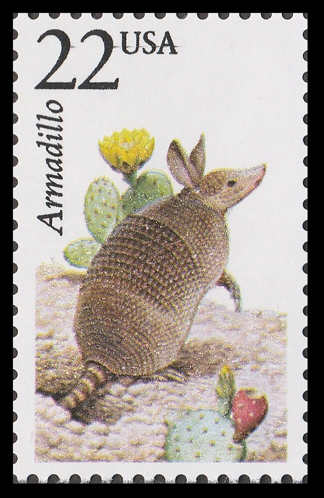 US 2296 North American Wildlife Armadillo 22c single MNH 1987 | eBay