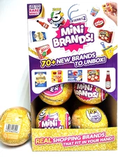 💥12x☆Zuru 5☆Surprise☆Series 2☆70+ Mini Brand Boxes to Collect☆Gold Ball☆Sealed