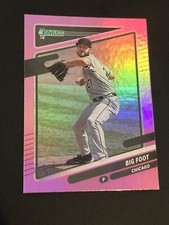 2021 Panini Donruss Baseball Pink Holo Big Foot SP White Sox Lucas Giolito