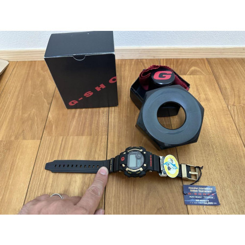 Casio G-shock HIBT Fisherman DW-8600IJ-9 black mens watch HIBT