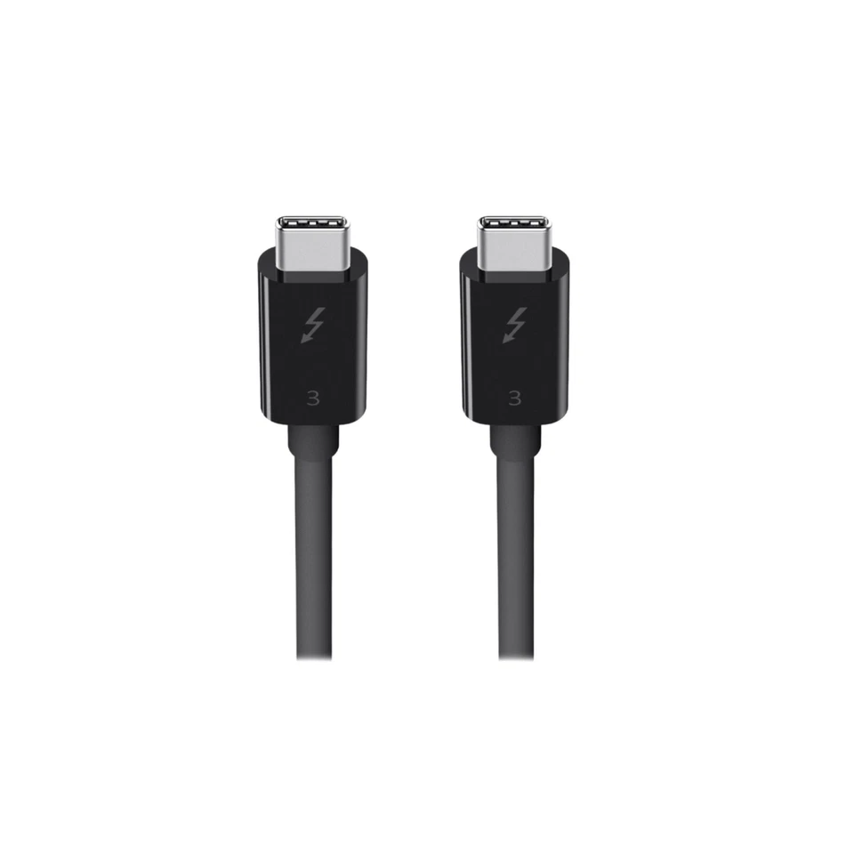 Belkin - 2.6ft Thunderbolt 3 Cable (Black) - Image 3 of 3