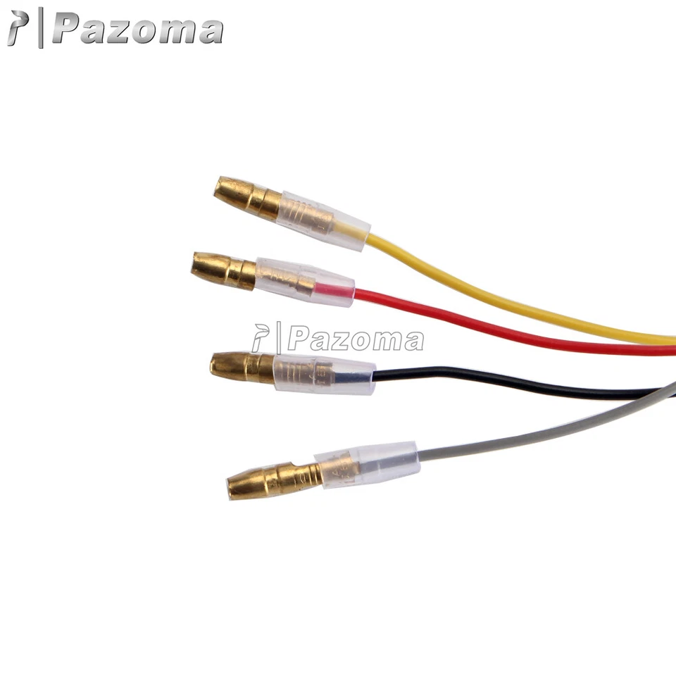 Luces indicadoras LED de flujo secuencial para motocicleta Honda Yamaha Foto 4 de 4