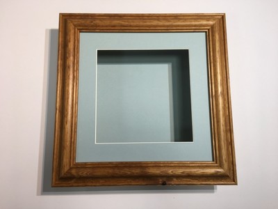 10 x 10 3D tiefer Display/Basteln/Gussrahmen Kiefer - Auswahl aus 6 Montagefarben