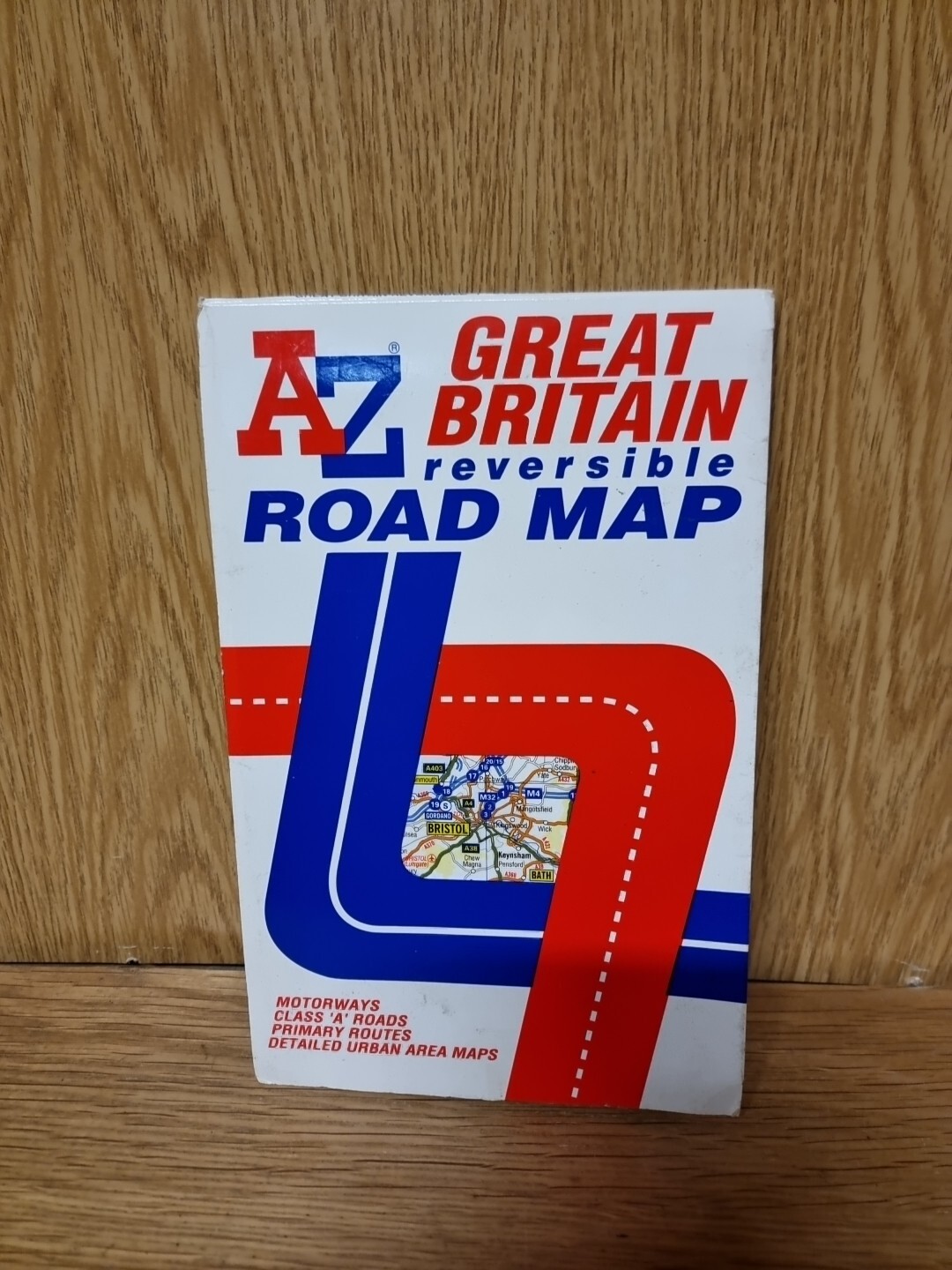 AZ Reversible Road Map of Great Bri... by Geographers' A-Z Map Sheet map (1b)