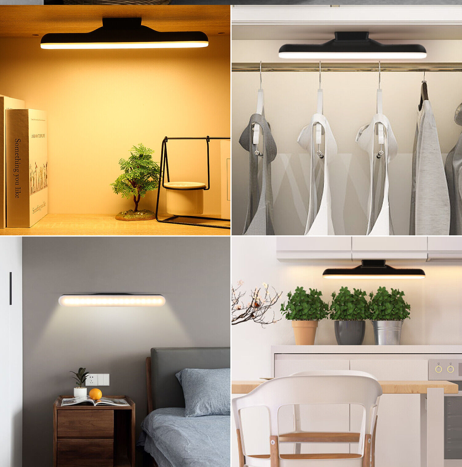 Rechargeable LED Light Bar Touch Study Under Desk Lamp