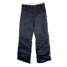 Columbia Omni-Heat Kids Size L Black Insulated Outgrown BUGABOO Ski Pants