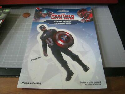 CAP AMERICA Sticker / Decal CAR WINDOW Stickers NEW CLEAR 