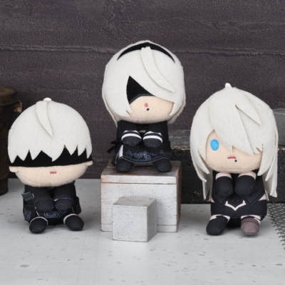 Sega NieR:Automata Ver1.1a & you Mascot Plush Doll 2B 9S A2