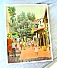 VINTAGE MENU UNITED AIRLINES OLVERA STREET LOS ANGELES CA BY PETER HAYWARD