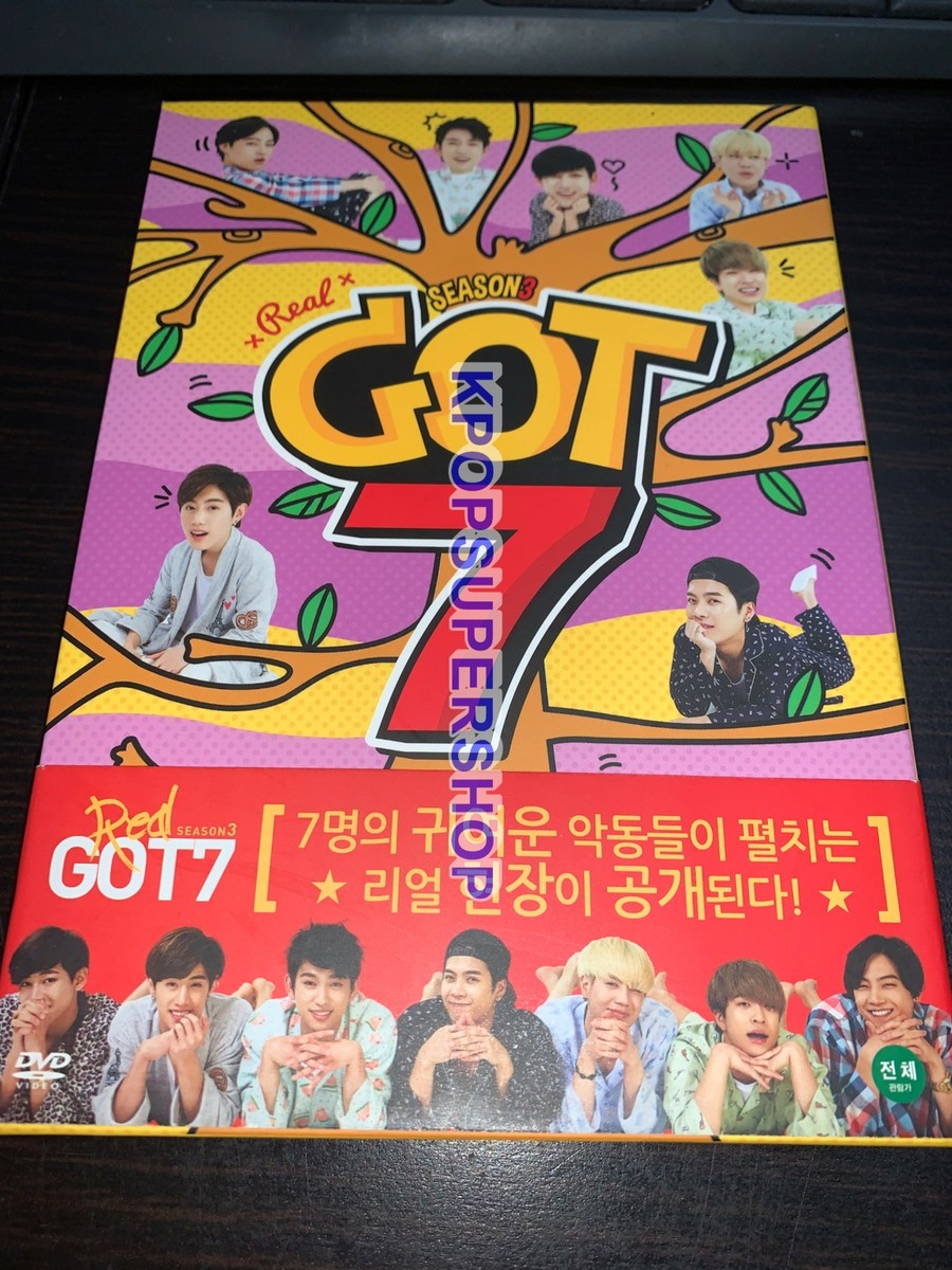 Got7 Real Got7 Season 3 4 DVD Photobook Limited Great Condition