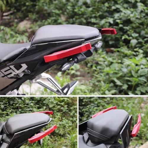 Passenger Grab Bars Handle Armrest Rail Parts 1× Motorcycle CNC Rear Seat - Picture 2 of 11
