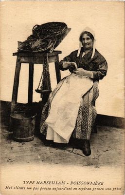 Carte Postale Ancienne CPA 13, Type Marseillais, Costume Provençal, Années 1900