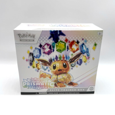 Pokemon Scarlet & Violet Prismatic Evolutions Elite Trainer Box - Fast Shipping
