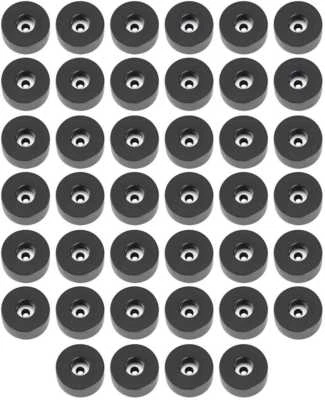 40 Gummifüße Ø 38 x 20 mm Stahleinlage Adam Hall 4909 Gerätefuß Möbelfüße Gummi