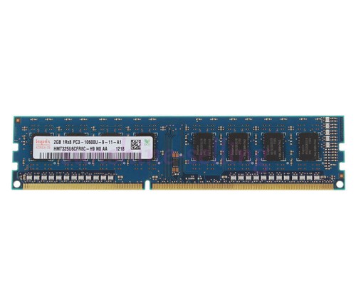 2X 2GB Hynix 2GB 1Rx8 PC3-10600U DDR3 1333Mhz RAM Desktop Memory Low Density #!~ - Picture 2 of 6