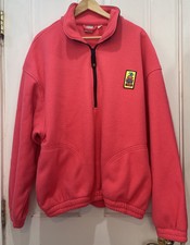 Ocean Pacific Op Xtreme Air 1/2 Zip Neon Pink Pullover Fleece Women’s Size Xl