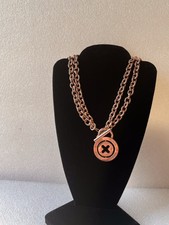 MIMCO Charmer Necklace rose gold tone 